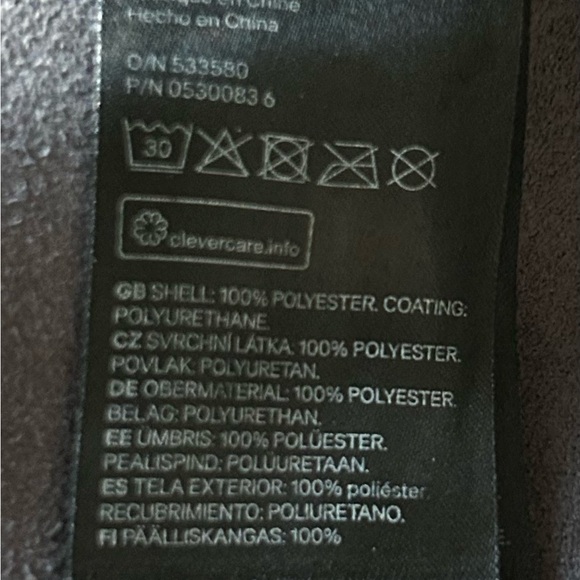 Faux leather mini skirt size 10 black - Picture 4 of 6